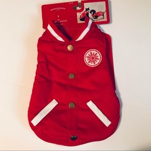 🌸4 for$20 Wondershop Red Holiday Snowflake Dog Coat